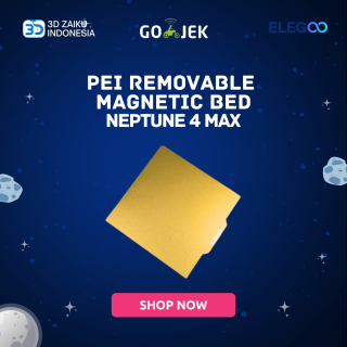 Original ELEGOO Neptune 4 MAX PEI Removable Magnetic Bed 3D Print Platform